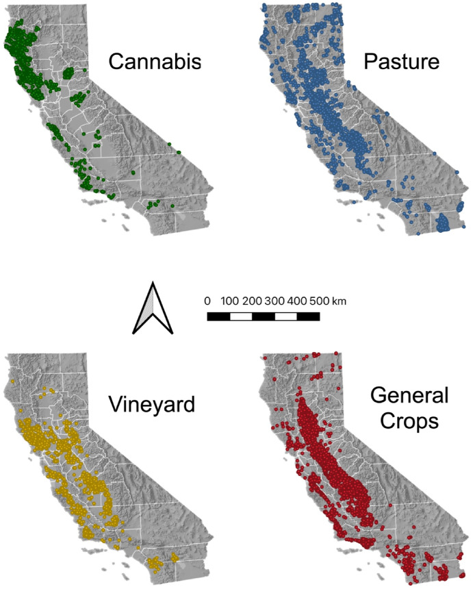 Cannabis compared to other agricultural farms
